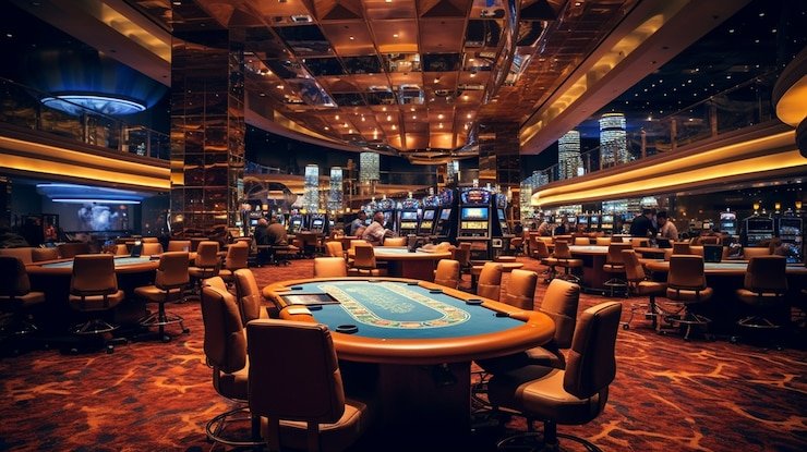 Tampilan kategori permainan akun slot dengan pilihan olahraga, kasino langsung, dan slot